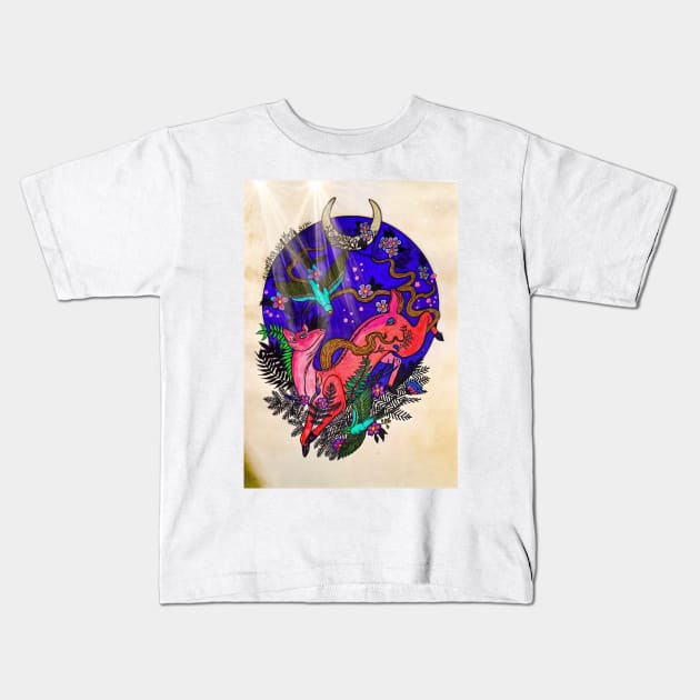 HANDMADE ART Kids T-Shirt by Toonstee